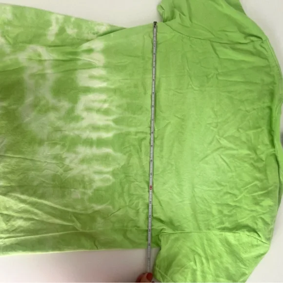 Sanrio Keroppi Green Tie-Dye T-Shirt Hot Topic Exclusive Kawaii Frog Graphic Tee - Picture 7 of 9